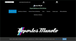 Desktop Screenshot of deportesmanolo.com