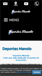Mobile Screenshot of deportesmanolo.com
