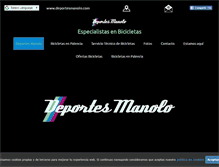 Tablet Screenshot of deportesmanolo.com